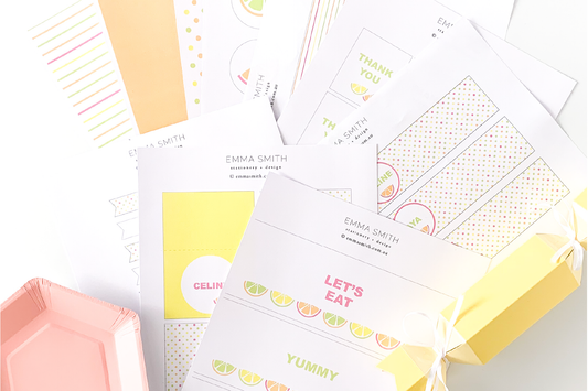Printable Party Decor from The Printable Place