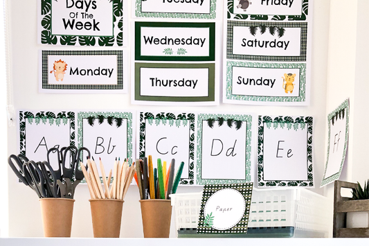 School Safari Classroom Printables - The Printable Place