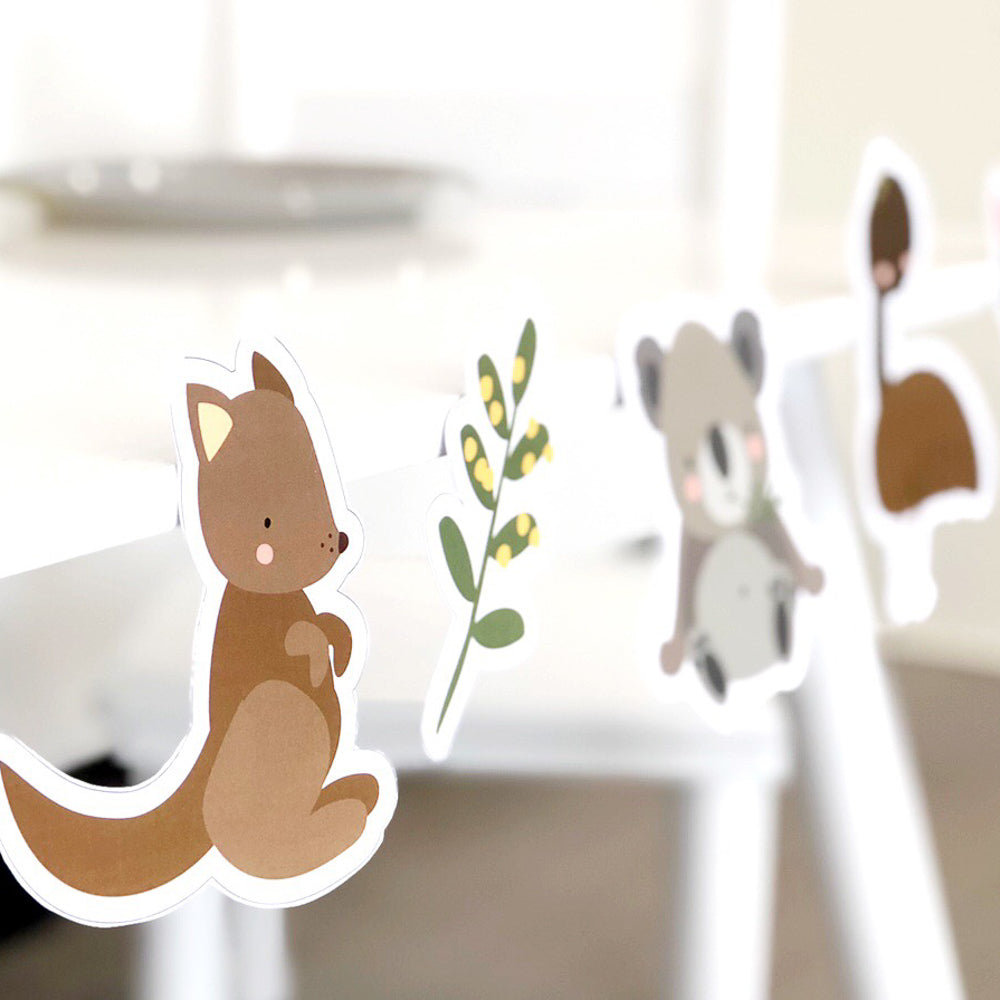 Australian Cuties Party Decor Bundle - Cut Outs - The Printable Place