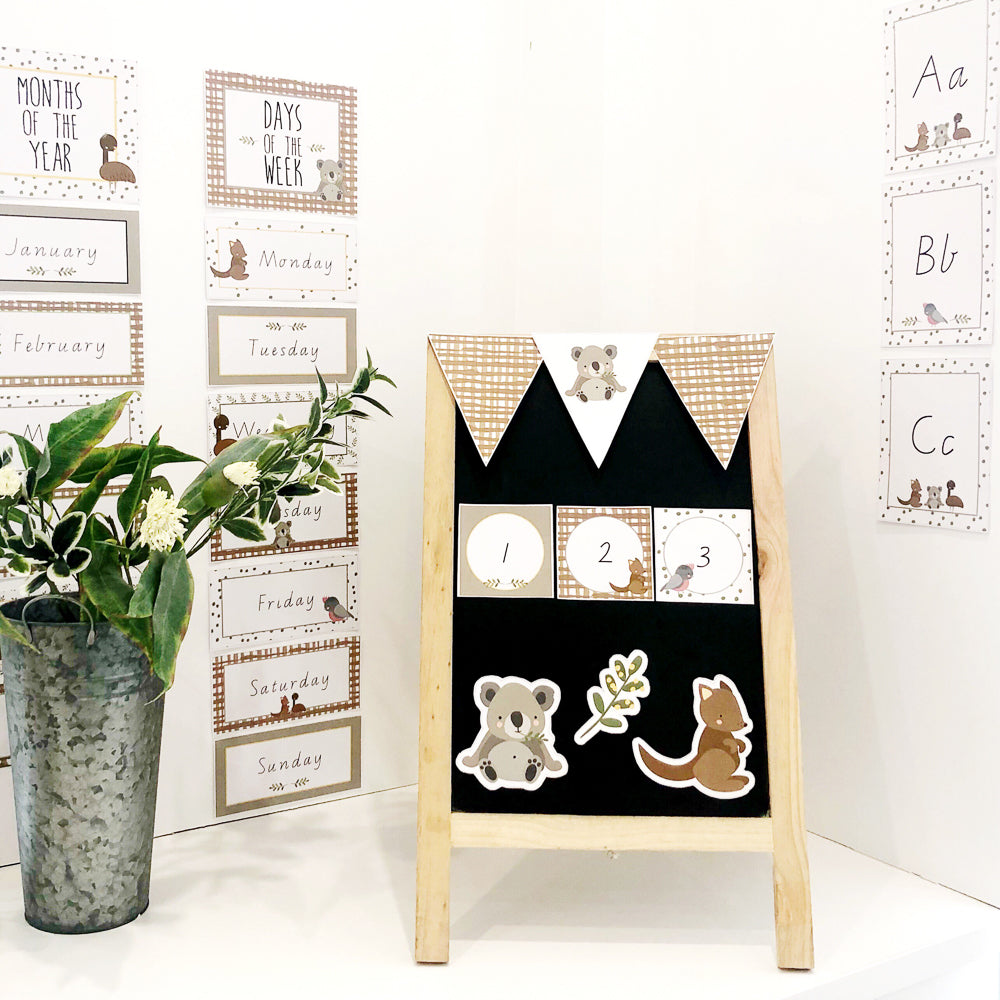 Australian Cuties All Inclusive Classroom Decor Bundle - Styled Classroom - The Printable Place