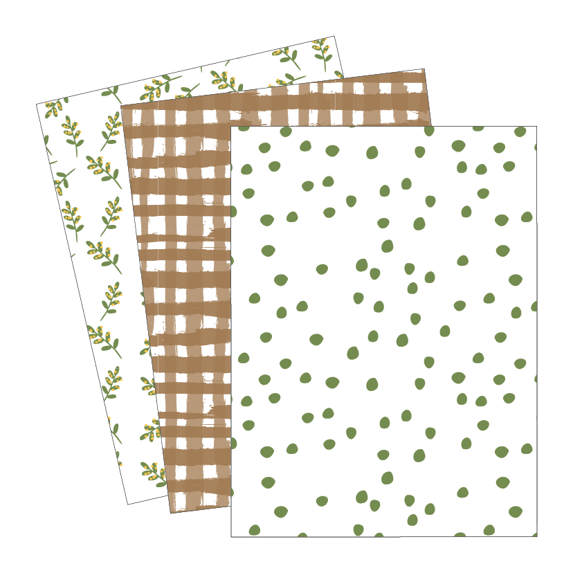 Printable Patterned Papers – Cute Australian Animal Theme – Happy Classroom