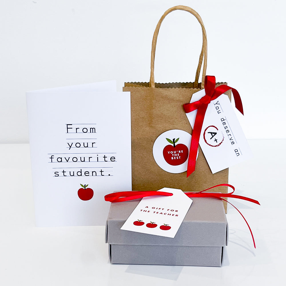 Top Teacher Printable Gift Card Set